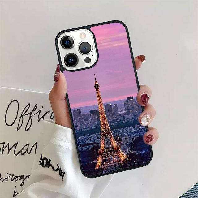 Romantic Paris Eiffel ToweR Coque Shell For iPhone 17 Air 15 16 14 13 12 Pro Max 11 Pro Max Plus Phone Case Cover