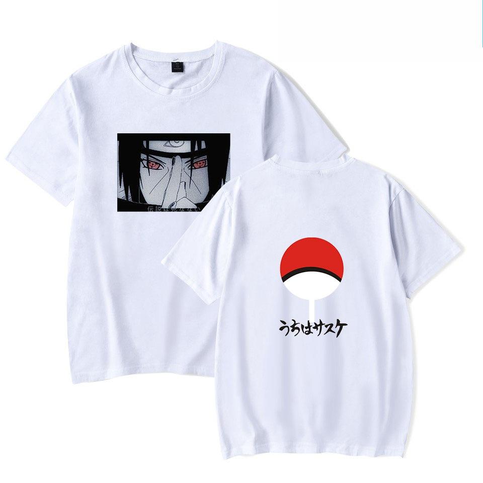 Naruto  Print Mens and Womens Cotton Tshirts 2026 Summer  Cartoon Pattern Loose Casual Shortsleeved Top