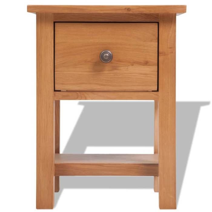 Maison Exclusive - Table de chevet 36x30x47 cm Bois de chêne massif