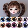 18mm Plastik-Sicherheitsaugen 10 Farben Glitzeraugen Basteln DIY Puppen Marionette Puppenzubehör
