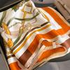 New Korean Silk Square Scarf High-end Scarf with Fashionable and Versatile Neck Protection Professional Scarf with Silk Scarf