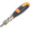 Premium Ratchet Screwdriver With 12 Bits Compact Lightweight Manual Handheld Repair Tool For Electrician And Electronic Device Maintenance