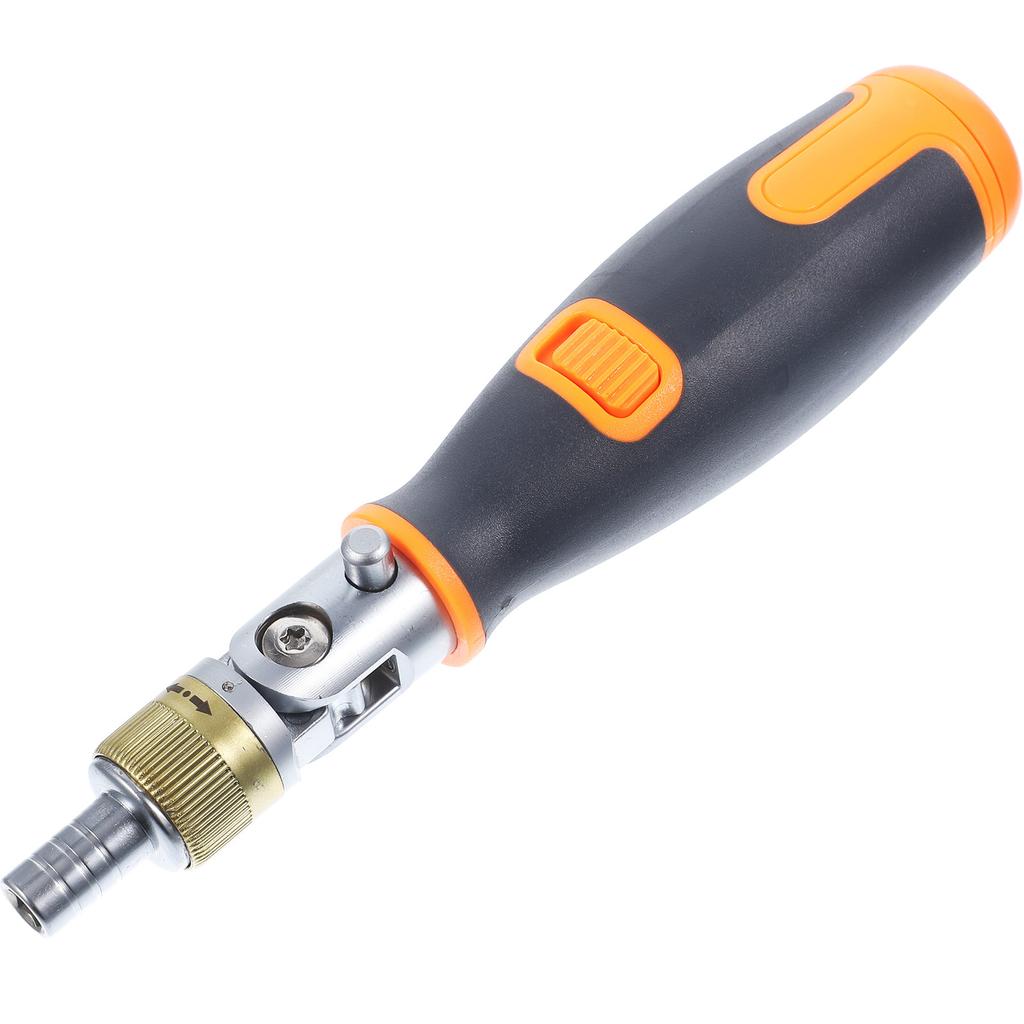 Premium Ratchet Screwdriver With 12 Bits Compact Lightweight Manual Handheld Repair Tool For Electrician And Electronic Device Maintenance