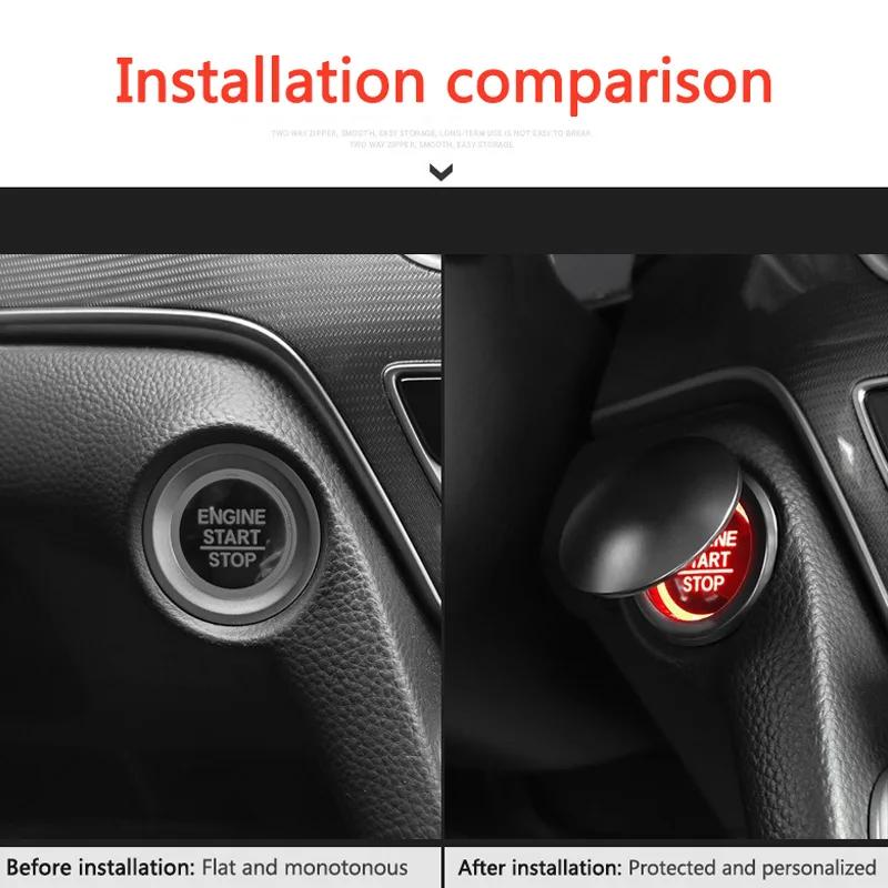 C200 E300 2026 Heiße Mode Auto Startknopf Abdeckung Ganzmetall Start Dekorative Abdeckung Für Mercedes Benz AMG W204 W205 W203 W211