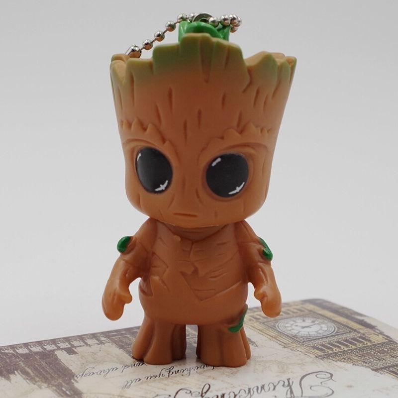 Adorable Groot Keychain Figure From Guardians Of The Galaxy Perfect For Collectors