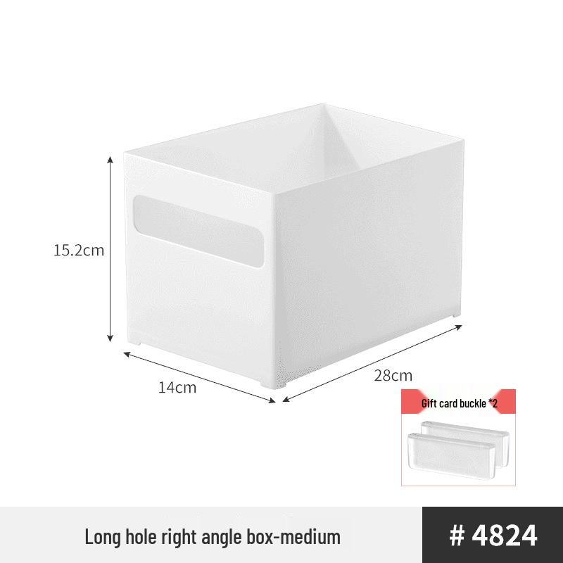 Retractable Japanese-Style Right-Angle Storage Box for Kitchen Sundries and Seasoning Jars