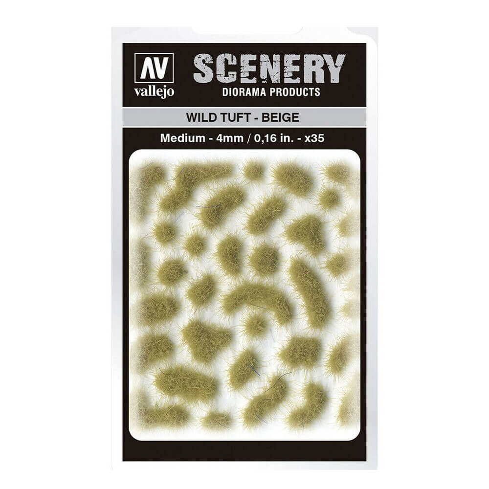 Vallejo Scenery Touffe Sauvage Moyenne beige