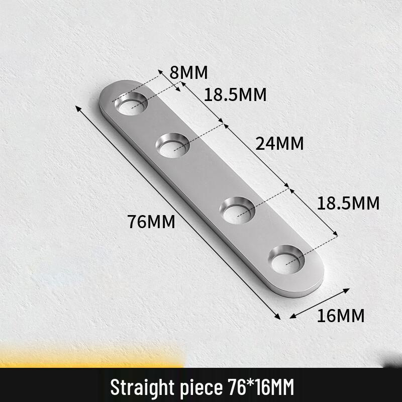 304 Stainless Steel Straight Plate Bracket