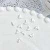 ins Pink and White Mini Bowknot Nail Art Accessories Resin Girly Wearable Nails DIY Decoration Materials