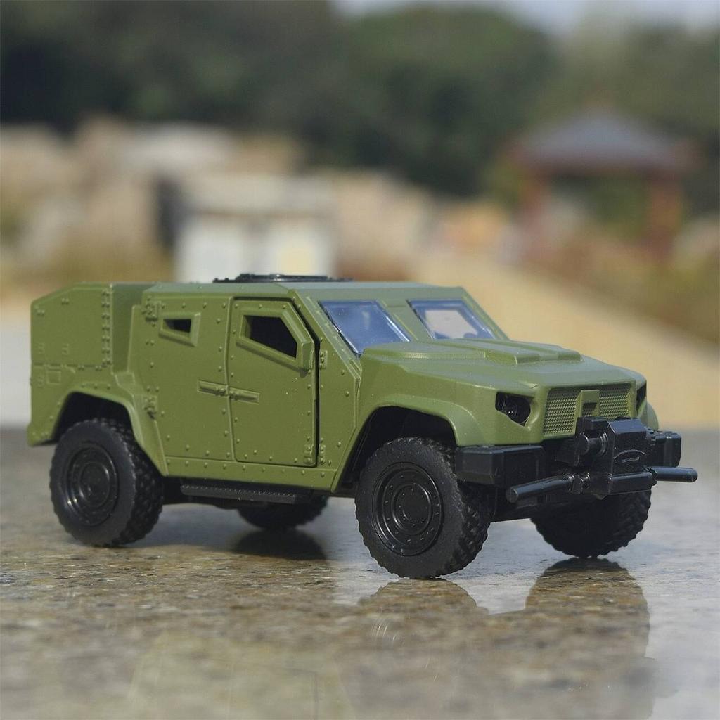 American JLTV Armored Vehicle 5 Inch Metal Car Simulation Diecast & Toy Vehicle RMZ City 1:36 Alloy Military Model Gifts For Children