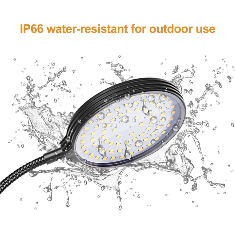 USB Plant Grow Light 1 Sunlight Full Spectrum Adjustable Desktop Clamp Growing Lamp for Indoor Plants 5 Dimmable Levels