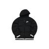 Logo Print Zipper Casual Puffer Jacket Women Outerwear Deep-Black T11W242904FBK