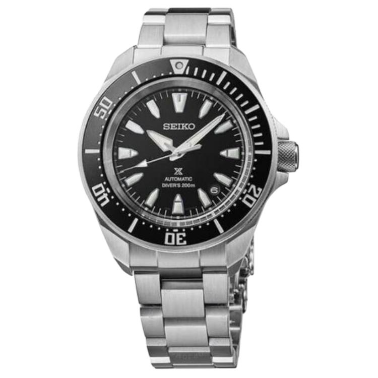 SEIKO Prospe Automatic/Manual Mechanical Movement Stainless Steel Strap Watch 41.7mm Men s Watches SRPL13 Black Dial