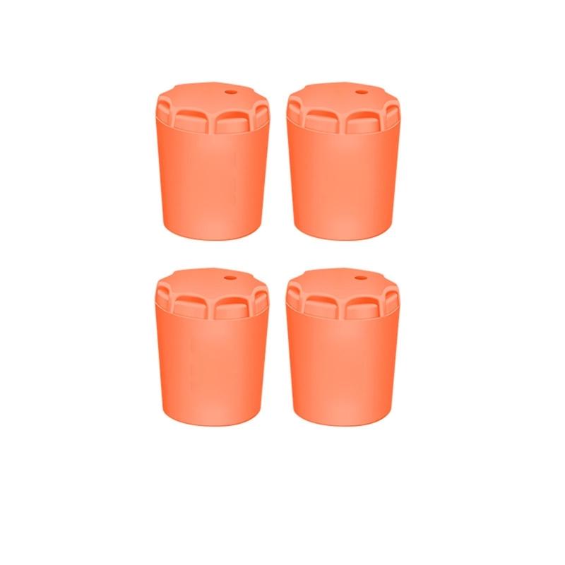 4pc Silicone Fishing Rod End Protector Caps Fishing Rod Tail Protector Butt Cushion Universal Handle End Protective Cover