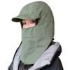 Hats that can wear helmets, men's and women's winter mountaineering, skiing, thermal pullover, face mask, neck protection, Lei Feng hat tide
