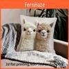 Alpaca Printed Cushion Cover For Lounge Decor And Home Office Support
