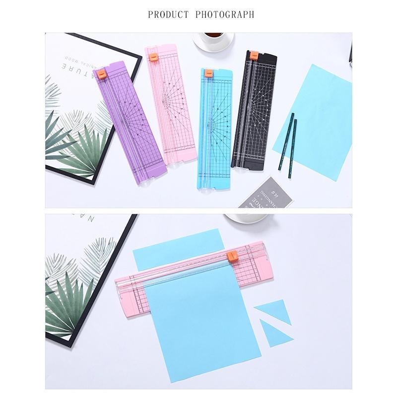 A4 Unidirectional Paper Cutter Accurate Safe Cutting With 5 Extra Blades Cuts 10 Sheet At Once For Craft Scrapbooking Office Use