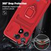 Slide Camera TPU Case For POCO X6 Pro 5G X5 X4 X3 Pro NFC M5S M5 M6 Pro C65 Shockproof Wallet Phone Back Cover Card Slot Case