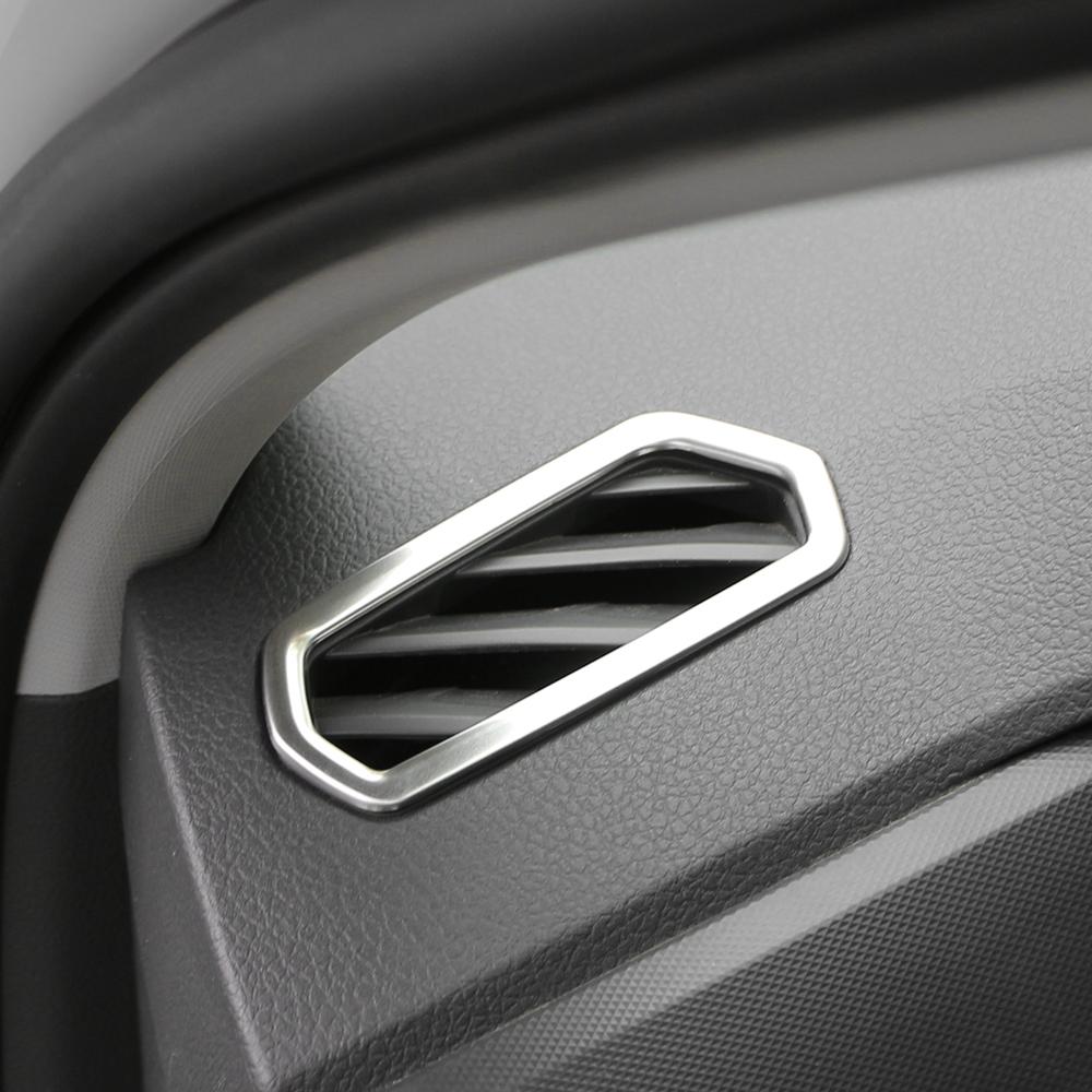 Car Dashboard Front AC Air Conditioning Outlet Vents Frame Cover Trim for VW Volkswagen T-Cross T Cross 2019 - 2023 Lhd Accessories