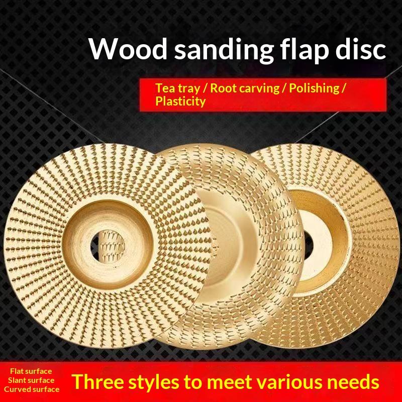 Wood Carving Disc For Angle Grinder, Wood Shaping Grinding Wheel Sanding Disc, Woodworking Angle Grinder Attachment