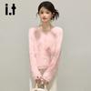CHOCOOLATE Women's Bow-Knot Knit Cardigan