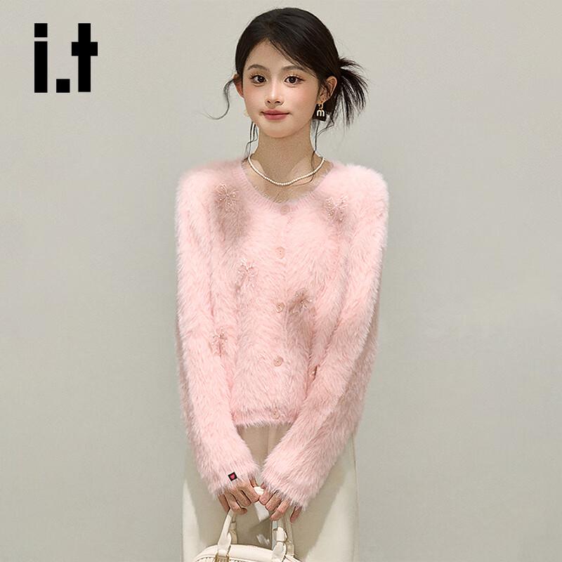 CHOCOOLATE Women's Bow-Knot Knit Cardigan