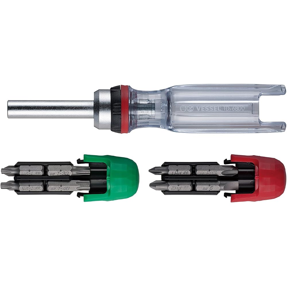 VESSEL (VESSEL) ratchet screwdriver (with 16 bits) TD-6816MG