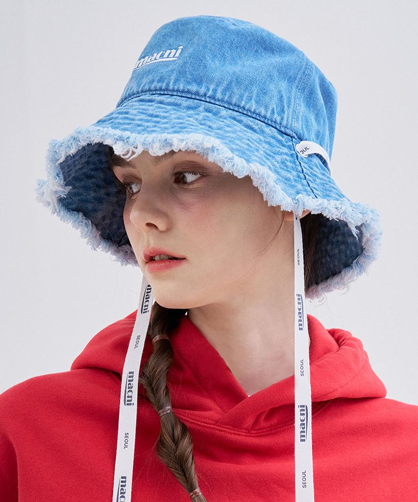 Makeuni Paradise Denim Bucket Hat_Blue