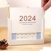 Multifunctional Desk Pencil Holder with 2024 Monthly Calendar, Office Desktop Organizer Pen Holder for Student Teacher