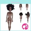 Boneca Africana 30cm Preto Carvão Articulada Nua 80g Peso