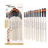12-Piece Nylon Paintbrush Set for Kids: Gouache, Acrylic & Oil Painting