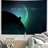 Mode Erkundung Rollenspiele Cool Heiß No Mans Sky Wandteppich Dekoration Schlafzimmer Wohnheim Hintergrundtuch Wandteppich