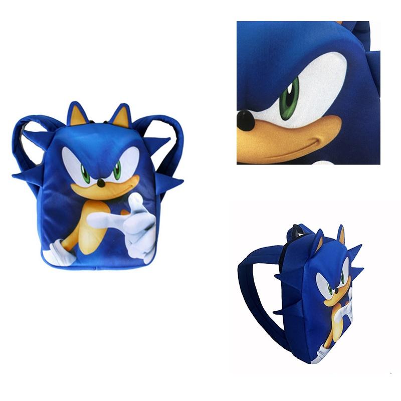 Szkolny plecak 3D Sonic The Hedgehog dla dzieci Kolorowy wzór Idealny dla fanów gier wideo!