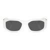 Versace Fashionable Elegant Gray Lens Rectangular Sunglasses Unisex Sunglasses 0VE436140187