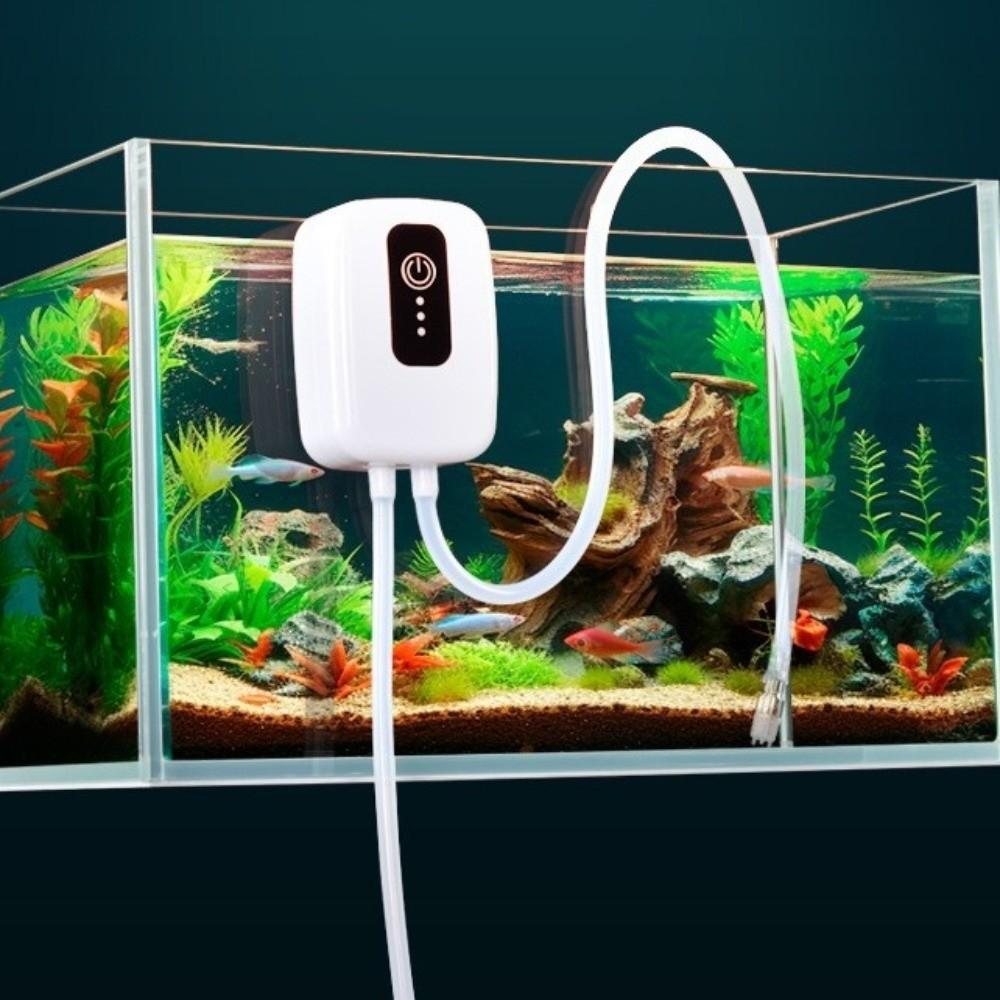 Mute Siphon Pump Mini Electric Suction Drainer  Aquarium Water Change Tool