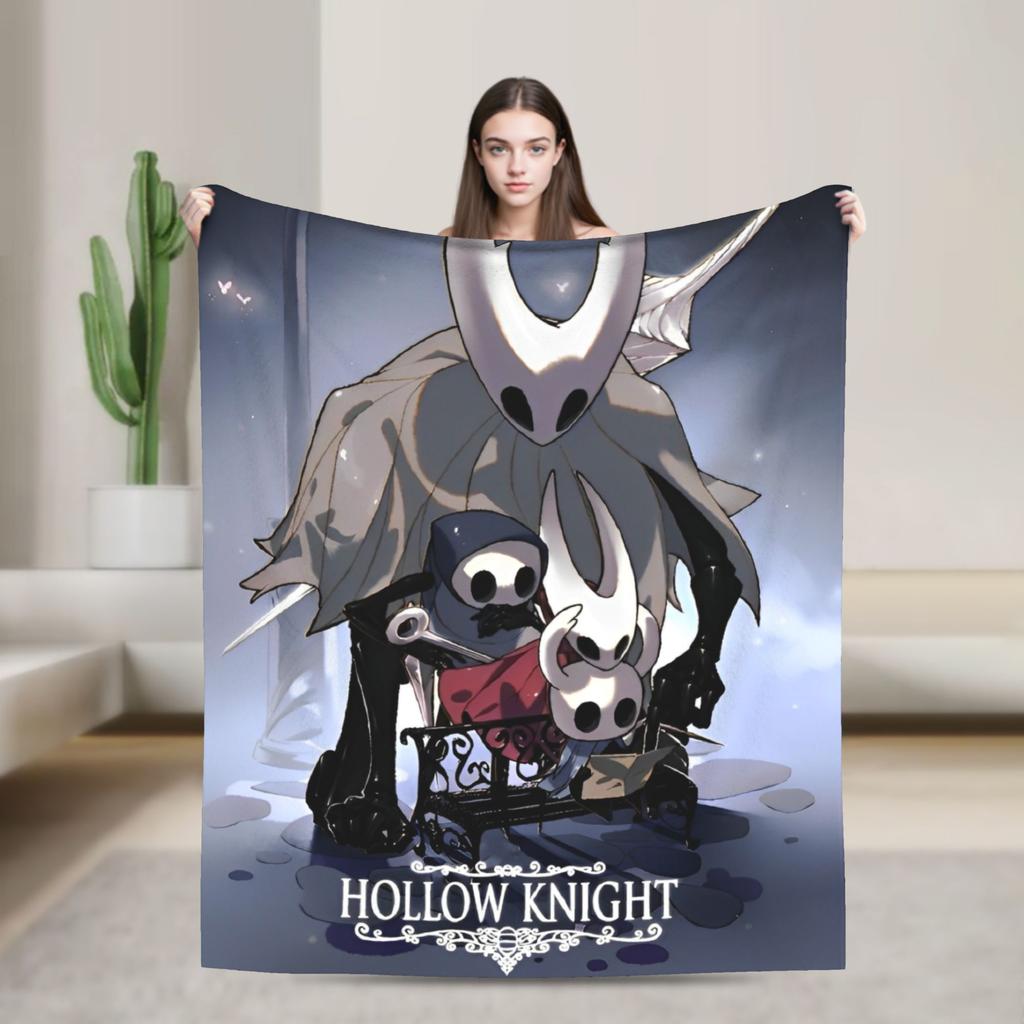 Hollow Knight Flísové Deky Akční Dobrodružství Úžasné Přehozy na Domácnost 125*100cm Kus Koberce