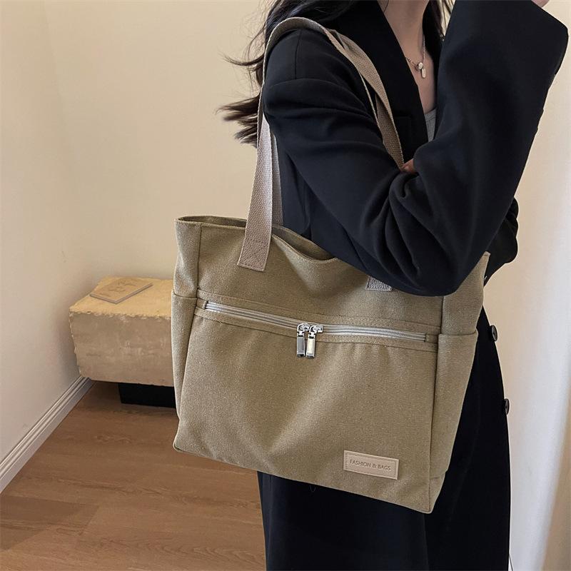 Large-capacity Handbag, Artistic Youth Single-shoulder Bag, College Student Class Bag, Women's Bag
