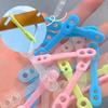 10Pcs Silicone Windproof Laundry Hanging Buckle Anti-slip Fixed Lock Hanger Clothes Hanging Organizer Hooks Outdoor Rack Clips