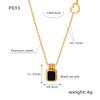 p033-gold necklace-40+5cm
