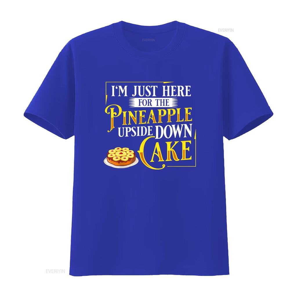 Pineapple Upside Down Cake Recipe Mix Filling T Shirt vintage Washed Casual homme Breathable Slightly graphic