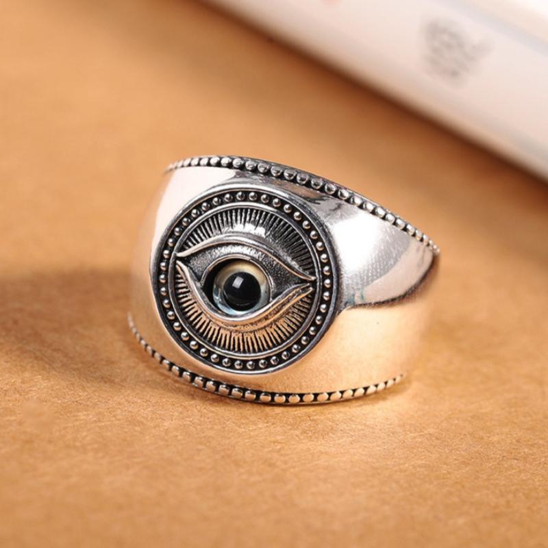 

925 Sterling Silver Ring Adjustable Vintage Creativity for Men Women Man Beautiful Ring Fashion Wedding Jewelry Party Women Ring resizable