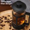Stainless Steel Filter Home Pour-Over Coffee/Tea Heat-Resistant Glass Maker With Gift Box
