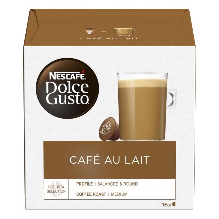 Dosette café Dolce Gusto CAFE AU LAIT