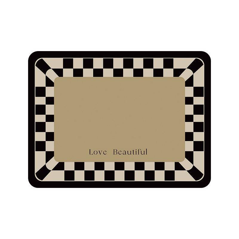 Simple Diatom Mud Non-slip Quick-dry Kitchen Mat - Water-absorbent & Easy to Clean Coaster