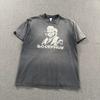 Vintage 80s Hank Williams Jr Country Man of Steel Tour Black Mens Large Unisex T-Shirt