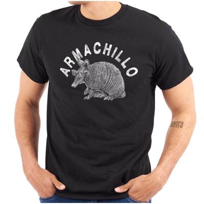 Funny Animal Chill Armadillo Pun Armachillo Womens or Mens Crewneck T Shirt Tee