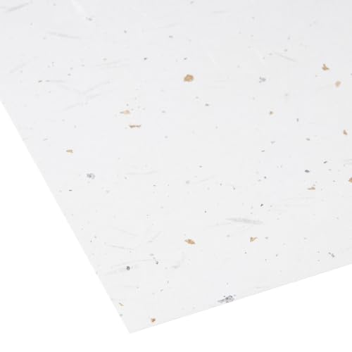 Washi Kawasumi OA Washi A4 size 21 x 29.7cm Echizen Washi Gold and Silver Sunako Daireishi White Printer compatible Washi 100 sheets