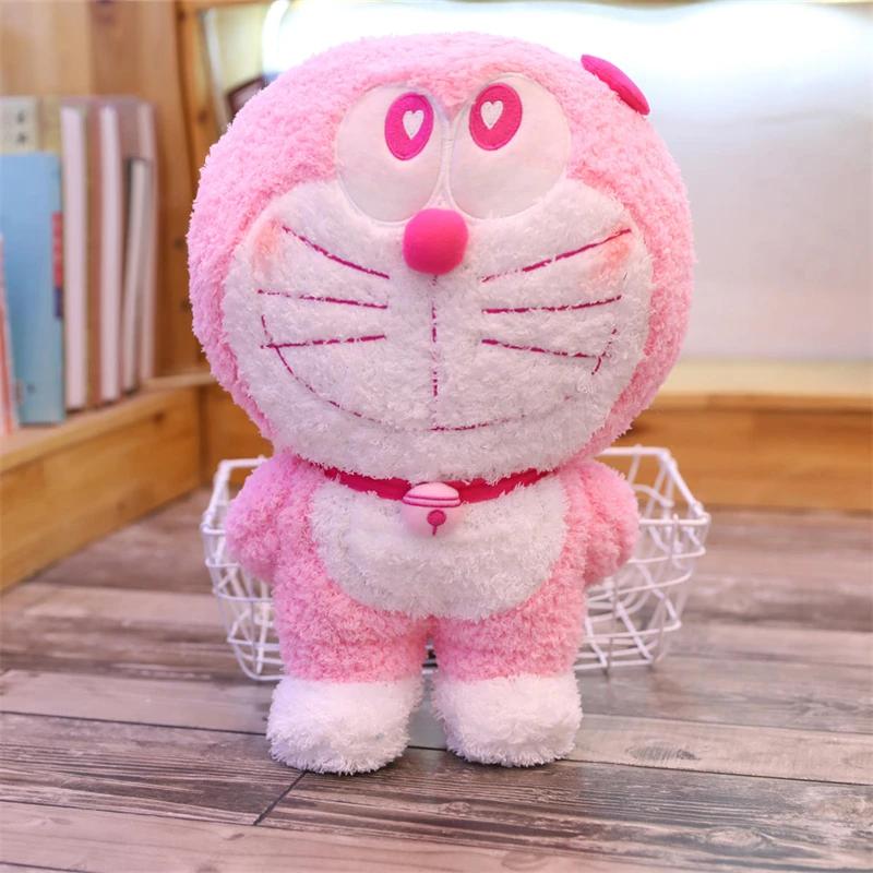 Kawaii Doraemon Plush Toy Lovely Valentine's Day Gift Girlfriend Stuffed Doraemon Doll Home Decor Sofa Bed Cuddly Pillow Doll