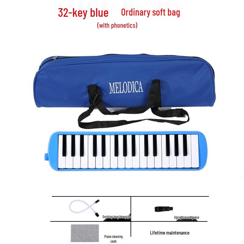 Instrument de suflat Melodica: 37/32 Taste pentru Elevi Mici & Începători