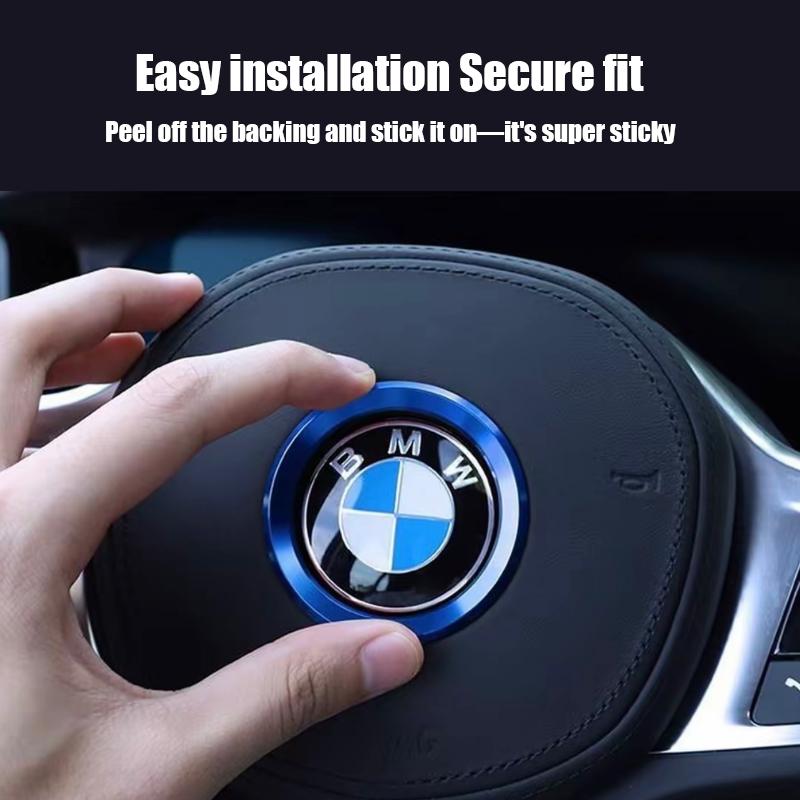 BEKV7 Car Styling Decoration Ring Steering Wheel Circle Sticker For BMW M3 M5 E36 E46 E60 E90 E92 X1 F48 X3 X5 X6 X3 E83 F25 X4 F26